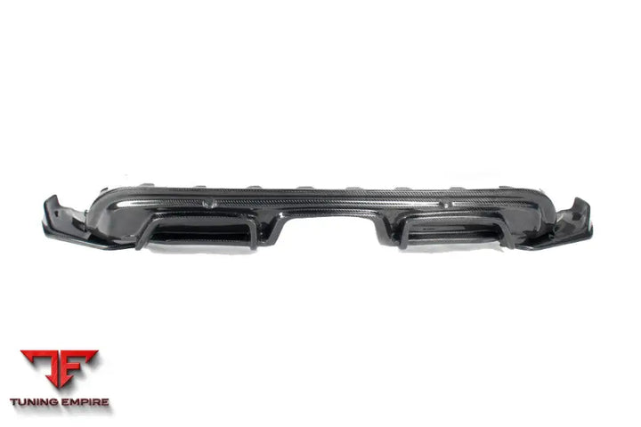 PORSCHE 718 CAYMAN & BOXSTER AM STYLE CARBON FIBER REAR LIP WITH CAPS BSD