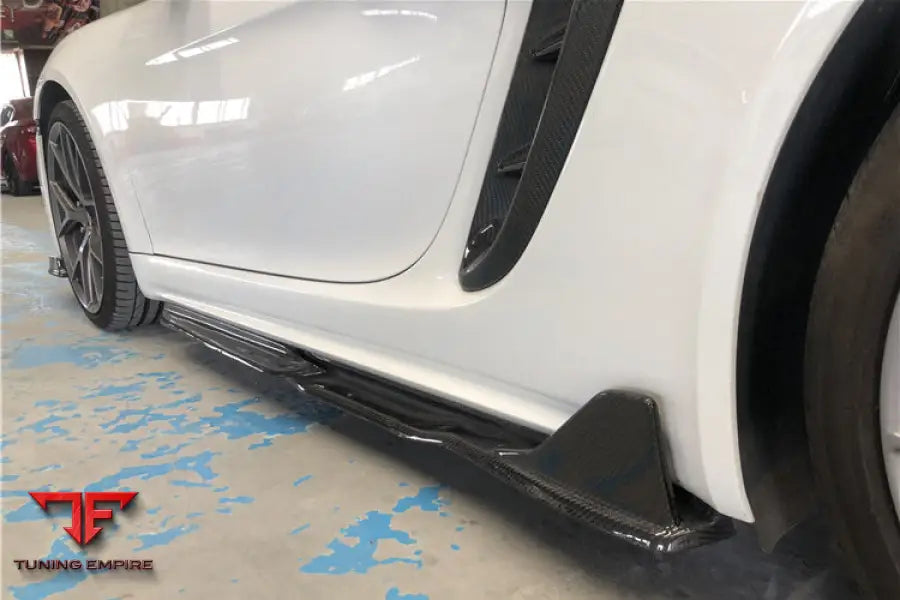 PORSCHE 718 CAYMANBOXSTER AM STYLE CARBON FIBER SIDE SKIRTS BSD