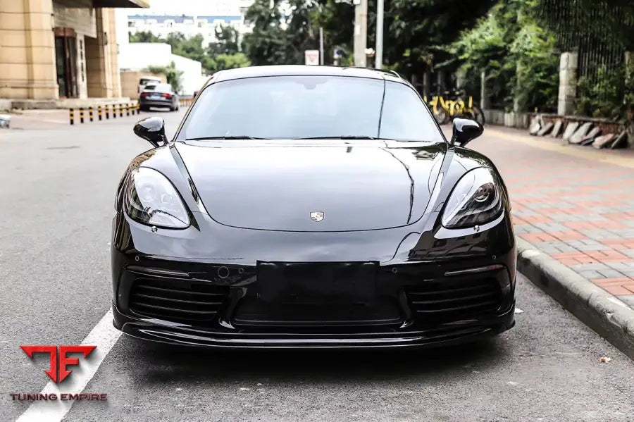 PORSCHE 718 CAYMAN & BOXSTER BKSS STYLE CARBON FIBER FRONT LIP BSD