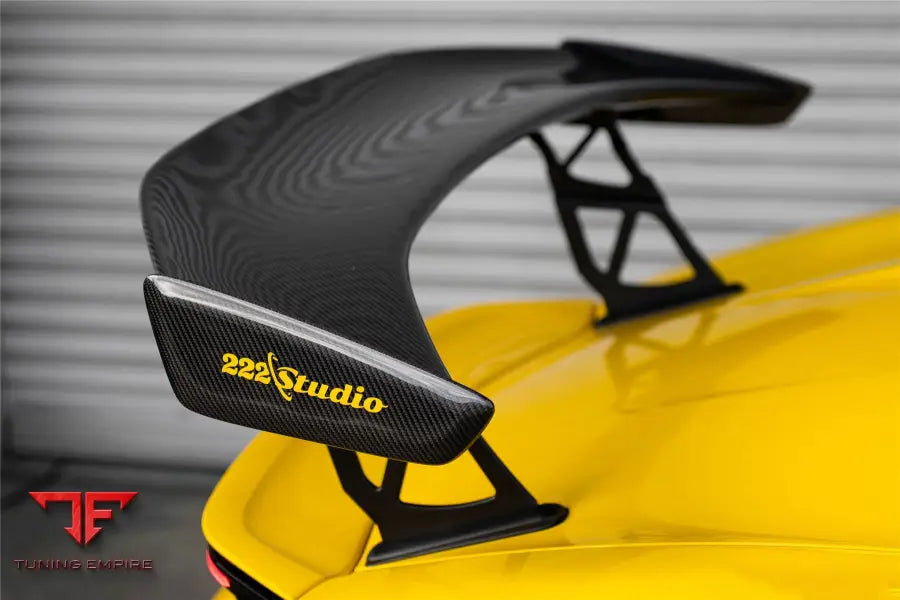 PORSCHE 718 CAYMAN & BOXSTER BKSS STYLE CARBON FIBER TRUNK SPOILER BSD
