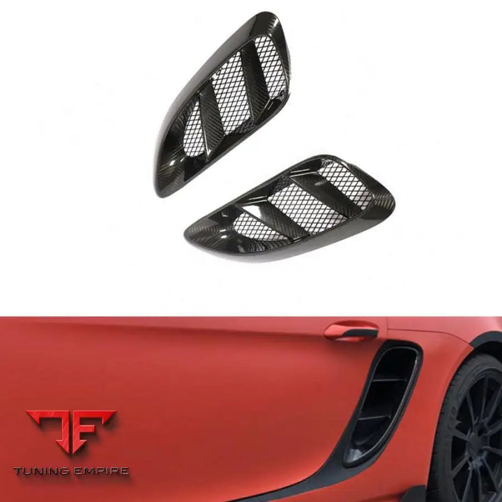 PORSCHE 718 CAYMAN BOXSTER CARBON FIBER PARTS
