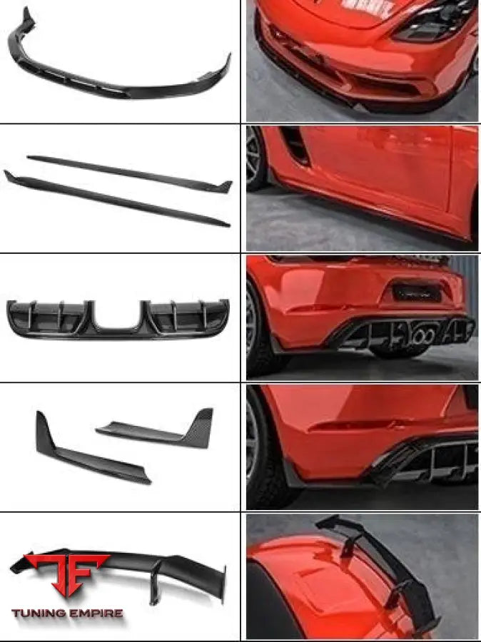 PORSCHE 718 CAYMAN/BOXSTER CARBON FIBER PARTS