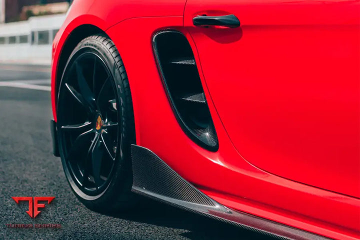 PORSCHE 718 CAYMAN & BOXSTER STUTTMATE CARBON FIBER SIDE SKIRTS BSD