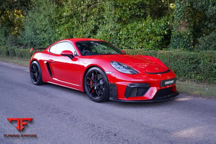 Porsche 718 GT4 carbon package fitted