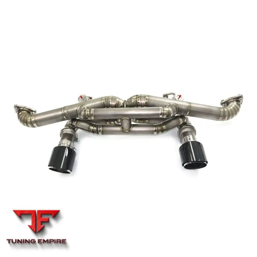 PORSCHE 718 GT4 RS 4.0L TITANIUM CATBACK RAZOR EXHAUST WITH MUFFLER VALVE