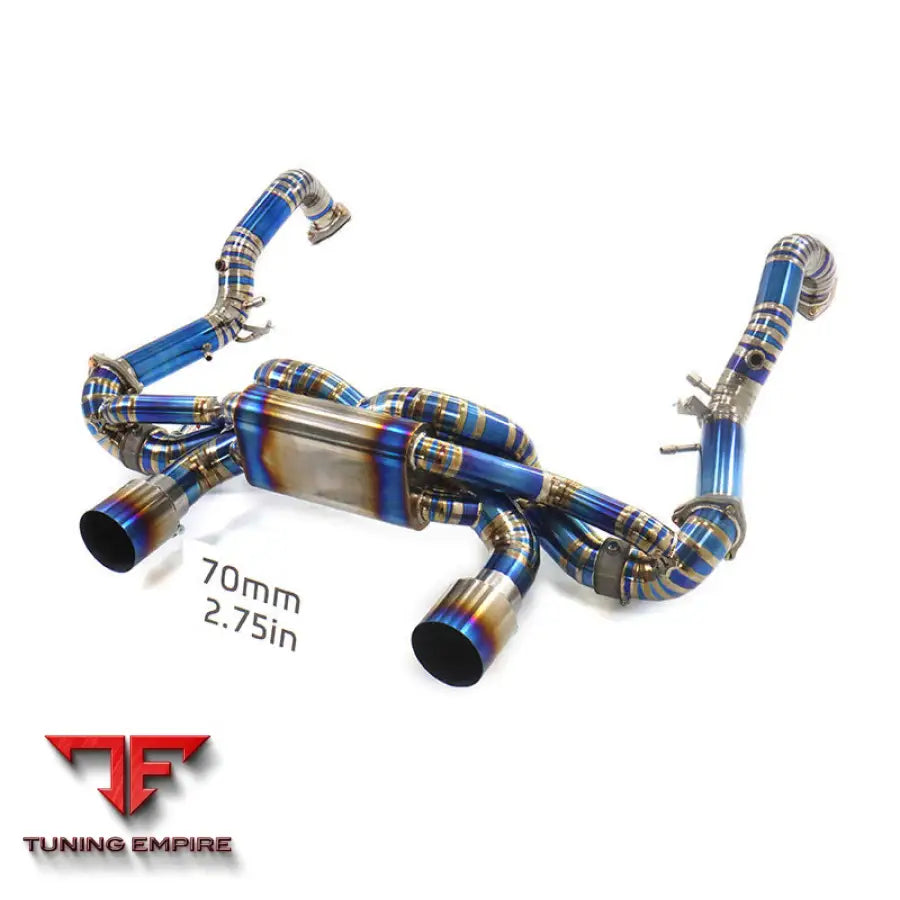 PORSCHE 718 GT4 RS 4.0L VALVETRONIC TITANIUM CATBACK RAZOR EXHAUST