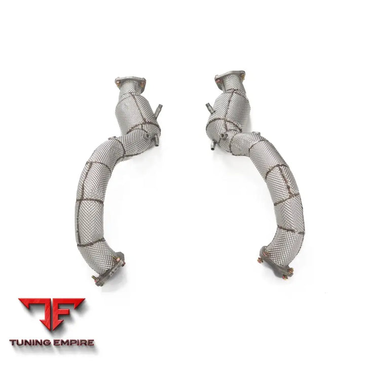 PORSCHE 718 GT4 RS 4.0T RAZOR EXHAUST DOWNPIPE WITH HEAT SHIELD