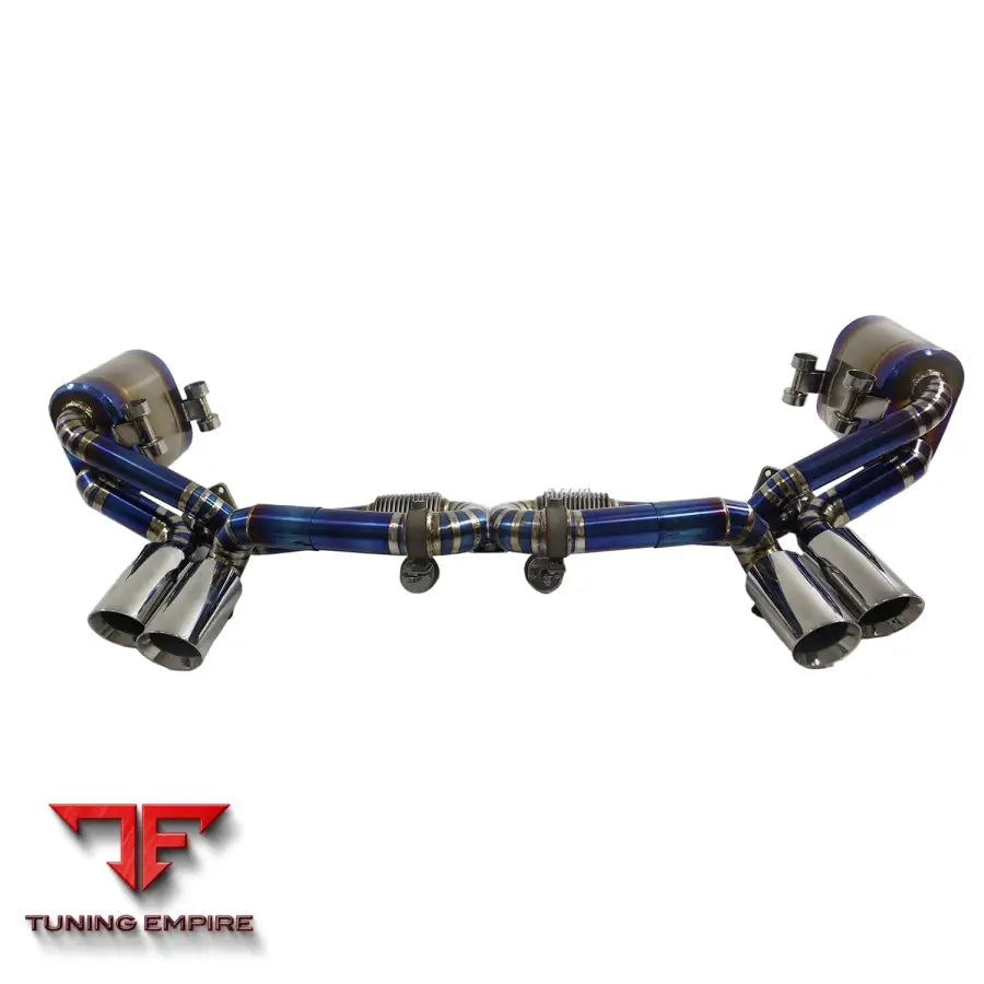PORSCHE 911 991.1 CARRERA 3.8L VALVETRONIC TITANIUM CATBACK RAZOR EXHAUST WITH MUFFLER VALVE
