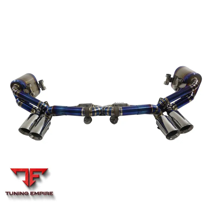 PORSCHE 911 991.1 CARRERA 3.8L VALVETRONIC TITANIUM CATBACK RAZOR EXHAUST WITH MUFFLER VALVE