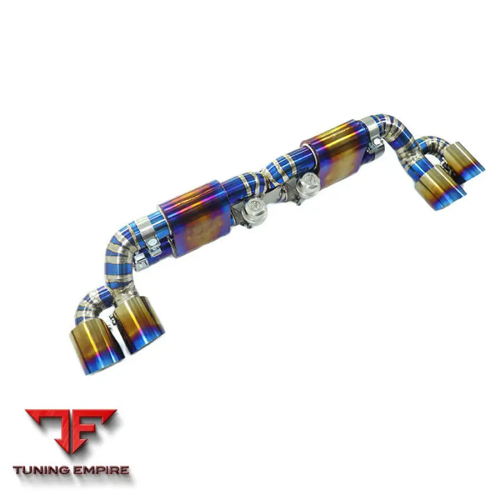 PORSCHE 911 991.2 3.0T TITANIUM CATBACK RAZOR EXHAUST WITH MUFFLER VALVE