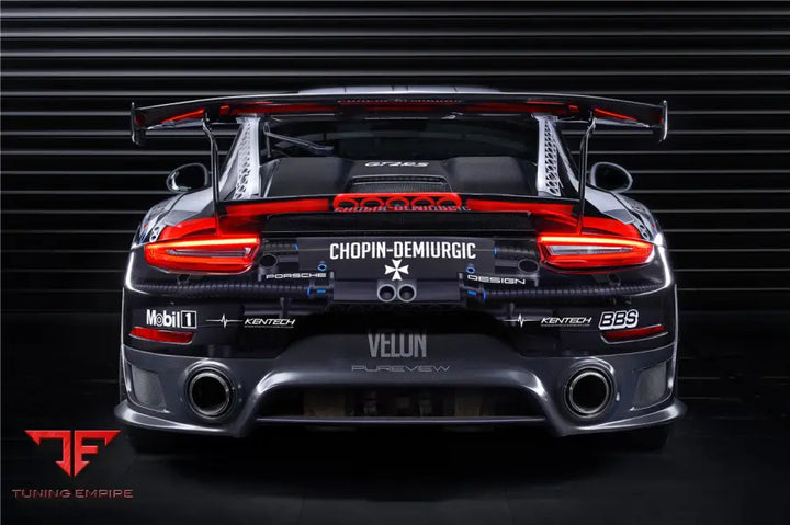 PORSCHE 911 / 991.2 CARRERA & S & 4S GT2RS STYLE CARBON FIBER TRUNK SPOILER WING BSD