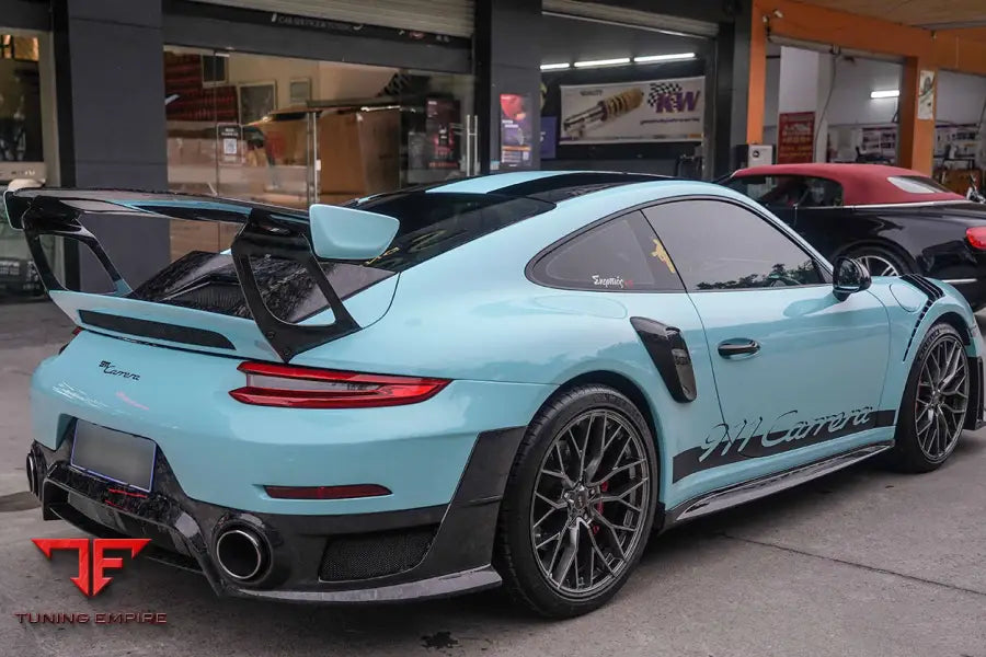 PORSCHE 911 / 991.2 CARRERA & S GT2RS STYLE PARTIAL CARBON FIBER REAR BUMPER BSD