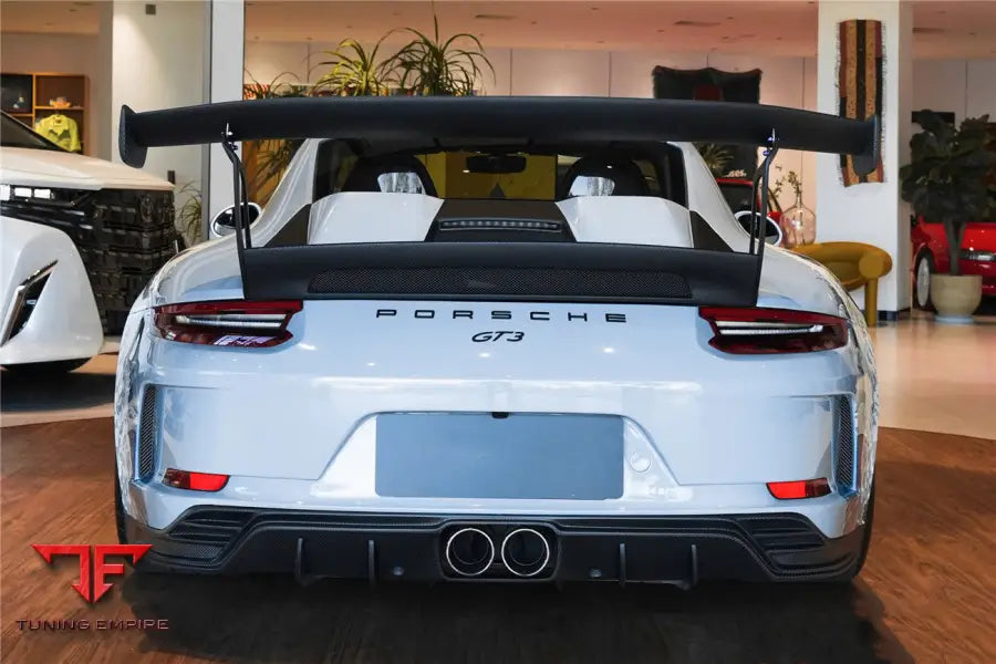 PORSCHE 911 / 991.2 GT3 ONLY BKSS STYLE CARBON FIBER REAR LIP DIFFUSER BSD