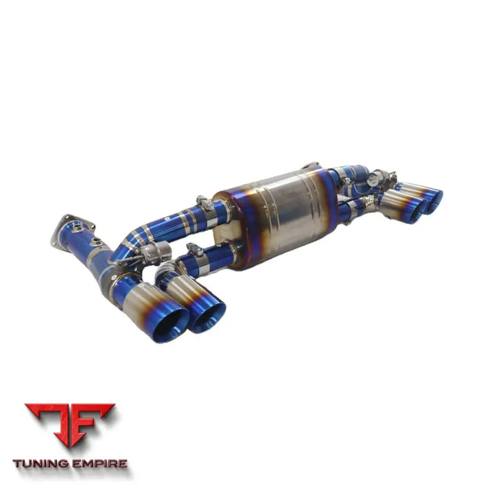 PORSCHE 911 991.2 TITANIUM CATBACK RAZOR EXHAUST WITH MUFFLER VALVE