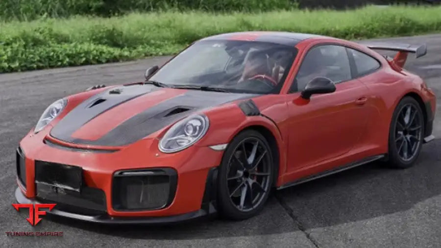 PORSCHE 911 991 CARBON FIBER ENGINE HOOD