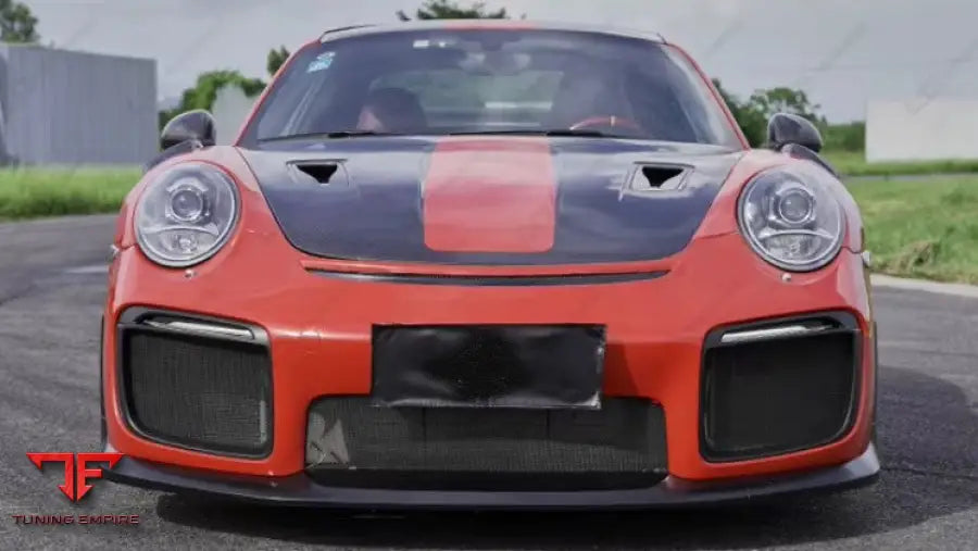 PORSCHE 911 991 CARBON FIBER ENGINE HOOD