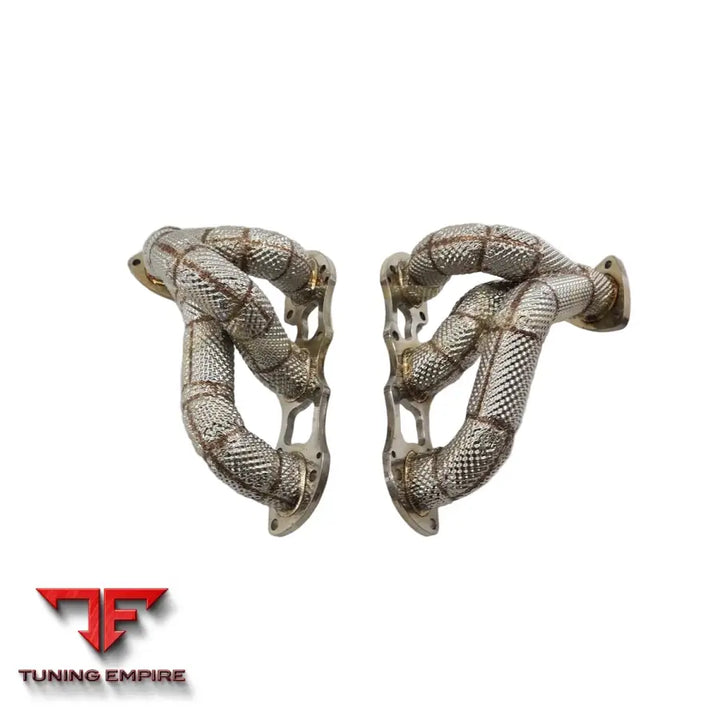PORSCHE 911 991 STAINLESS STEEL HEADER RAZOR EXHAUST WITH HEAT SHIELD