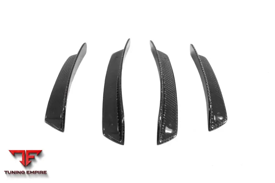 PORSCHE 911 / 991 TURBO S GT2RS STYLE PARTIAL CARBON FIBER FRONT BUMPER AND FENDER BSD