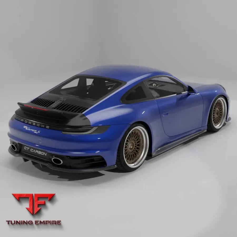 PORSCHE 911 (992.1 & 992.2) CARRERA 2019-2024 CARBON FIBRE DUCKTAIL SPOILER REPLACEMENT - V2 - CT CARBON