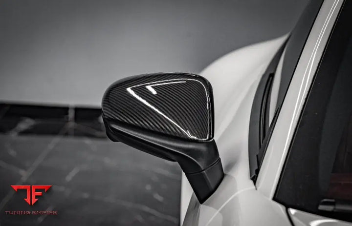 Porsche 911 992 Taycan AE Design carbon mirror caps