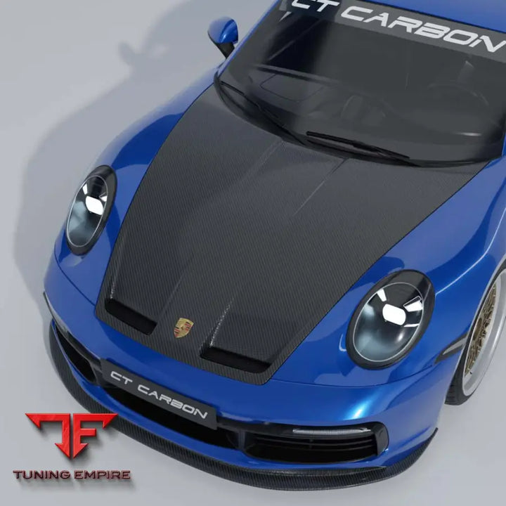 PORSCHE 911 (992.1) CARRERA 2019-2024 CARBON FIBRE BONNET/HOOD - CT CARBON