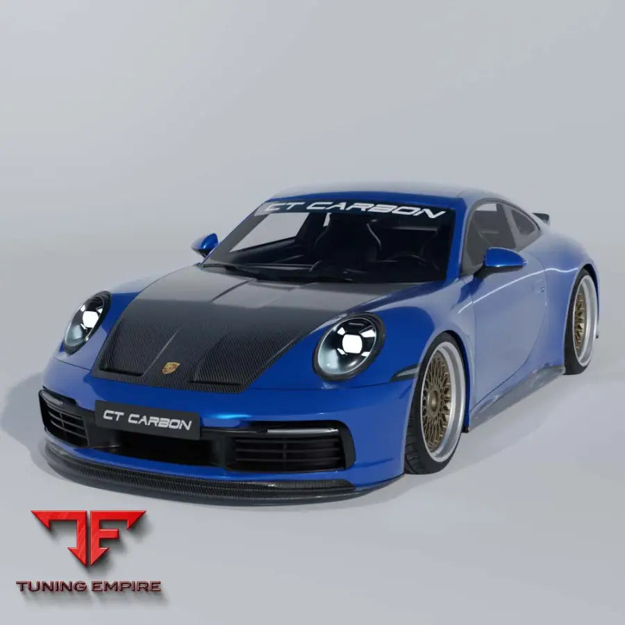 PORSCHE 911 (992.1) CARRERA 2019-2024 CARBON FIBRE BONNET/HOOD - CT CARBON