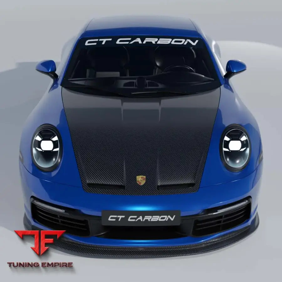 PORSCHE 911 (992.1) CARRERA 2019-2024 CARBON FIBRE BONNET/HOOD - CT CARBON