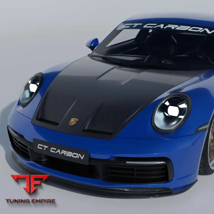 PORSCHE 911 (992.1) CARRERA 2019-2024 CARBON FIBRE BONNET/HOOD - CT CARBON