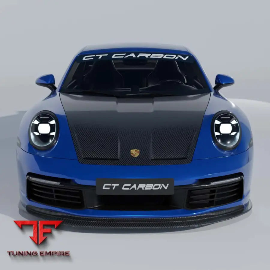 PORSCHE 911 (992.1) CARRERA 2019-2024 CARBON FIBRE BONNET/HOOD - CT CARBON
