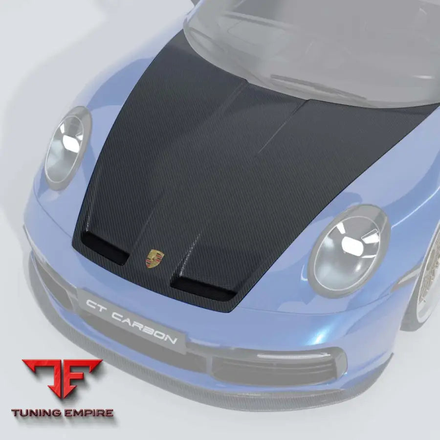 PORSCHE 911 (992.1) CARRERA 2019-2024 CARBON FIBRE BONNET/HOOD - CT CARBON