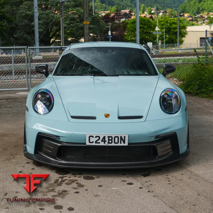 PORSCHE 911 992.1 GT3 & GT3 TOURING 2022-2024 CARBON FIBRE FRONT INTAKE PANEL - CT CARBON