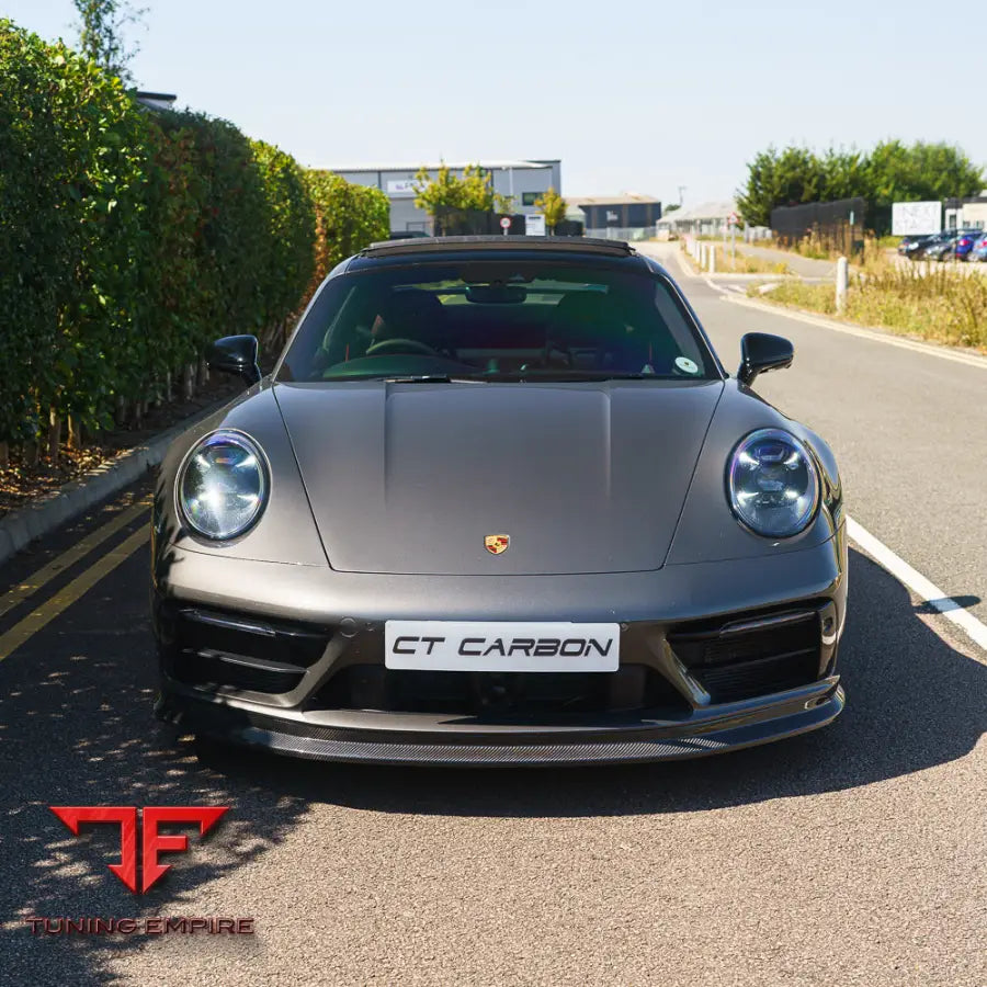 PORSCHE 911 992.1 GTS & CARRERA 2019-2024 CARBON FIBRE SPLITTER - CT CARBON