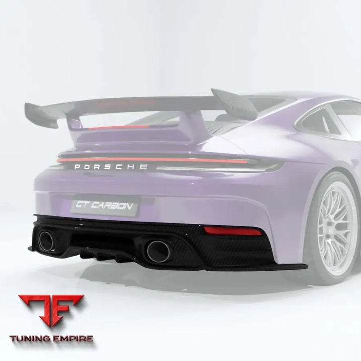 PORSCHE 911 992.2 CARRERA 2024+ CARBON FIBRE DIFFUSER - CT CARBON