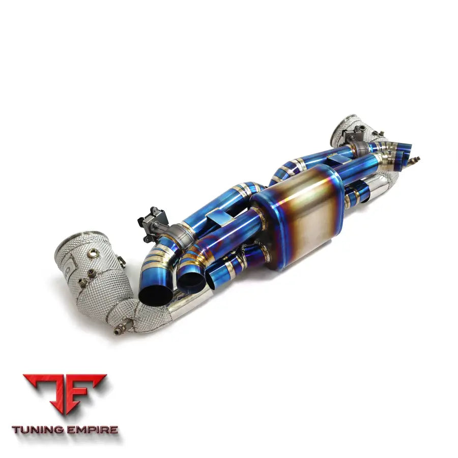 PORSCHE 911 992 CARRERA 3.0T TURBO S TARGE 4S TITANIUM CATBACK RAZOR EXHAUST WITH MUFFLER VALVE