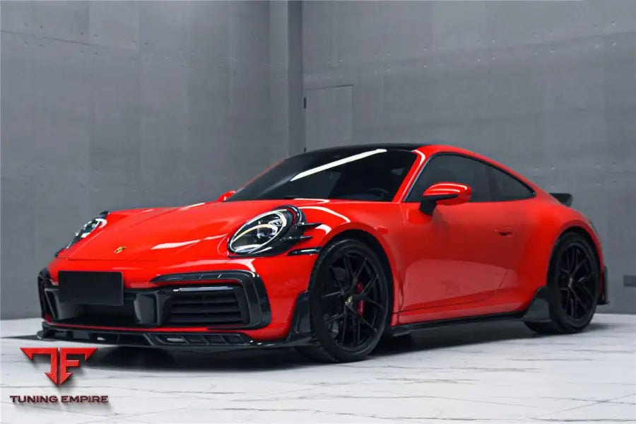 PORSCHE 911 / 992 CARRERA & 4 & 4S & TARGA & CABRIOLET BKSSII STYLE FRONT BUMPER VENT TRIMS BSD