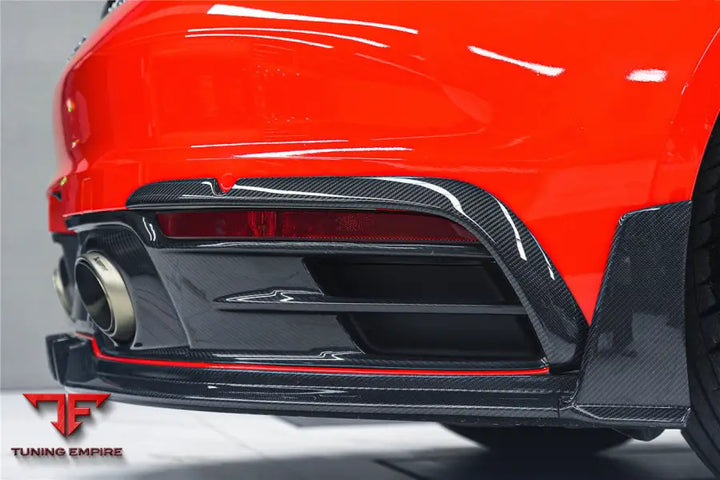 PORSCHE 911 992 CARRERA & 4 & 4S & TARGA & CABRIOLET BKSSII STYLE REAR BUMPER VENT TRIMS BSD