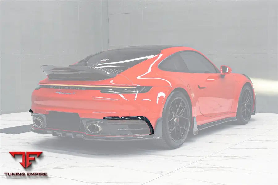 PORSCHE 911 992 CARRERA & 4 & 4S & TARGA & CABRIOLET BKSSII STYLE REAR BUMPER VENT TRIMS BSD