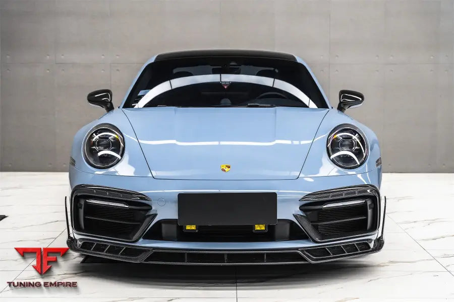 PORSCHE 911 / 992 CARRERA & 4 & 4S & TARGA & CABRIOLET SD-SPORT DESIGN MODEL BKSSII STYLE FRONT BUMPER LIP SPLITTER BSD