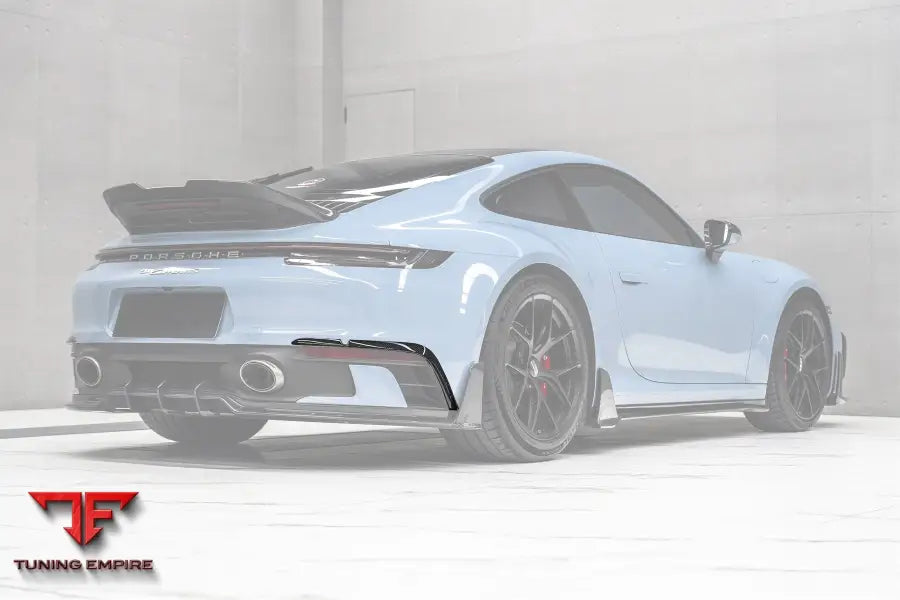 PORSCHE 911 / 992 CARRERA & 4 & 4S & TARGA & CABRIOLET SD-SPORT DESIGN MODEL BKSSII STYLE REAR BUMPER VENT TRIMS BSD