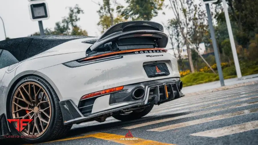 PORSCHE 911 992 CARRERA 4 S 4S 2020-ON ART REAR VALANCE DIFFUSER REPLACEMENT - Rear Diffuser