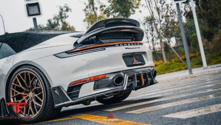 PORSCHE 911 992 CARRERA 4 S 4S 2020-ON ART REAR VALANCE DIFFUSER REPLACEMENT - Rear Diffuser