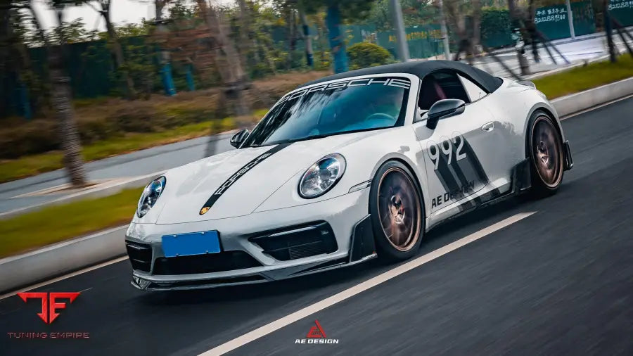 PORSCHE 911 992 CARRERA 4 S 4S GTS 2022-ON AE SIDE SKIRTS - Side Skirts