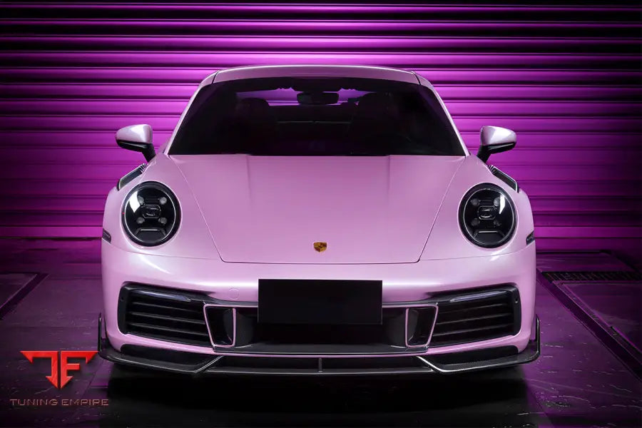 PORSCHE 911 / 992 CARRERA S & 4 & 4S & TARGA & CABRIOLET BKSS STYLE FRONT LIP BSD