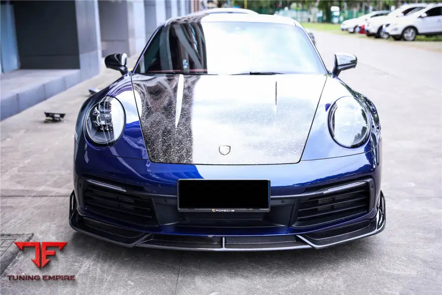 PORSCHE 911 / 992 CARRERA S & 4 & 4S & TARGA & CABRIOLET BKSS STYLE FRONT LIP BSD