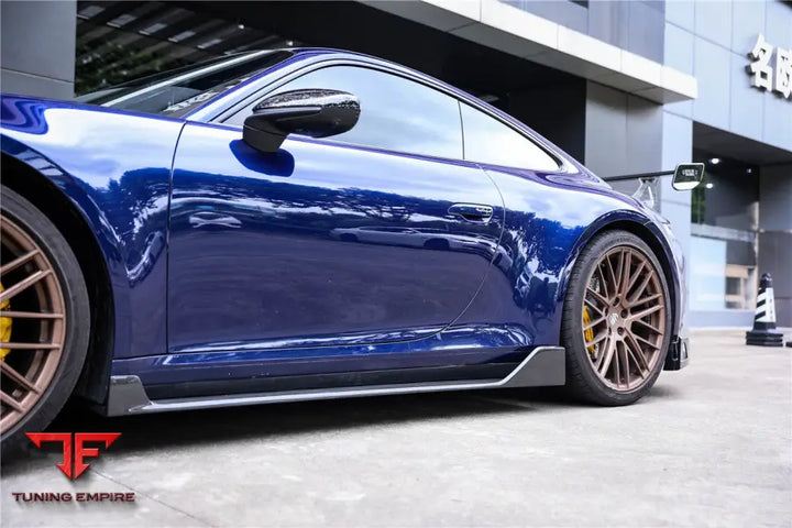 PORSCHE 911 / 992 CARRERA S & 4 & 4S & TARGA & CABRIOLET BKSS STYLE SIDE SKIRTS BSD