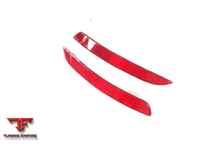 PORSCHE 911 / 992 CARRERA & S & 4 & 4S & TARGA & CABRIOLET GT3 STYLE REAR BUMPER RED REFLECTOR PANELS BSD