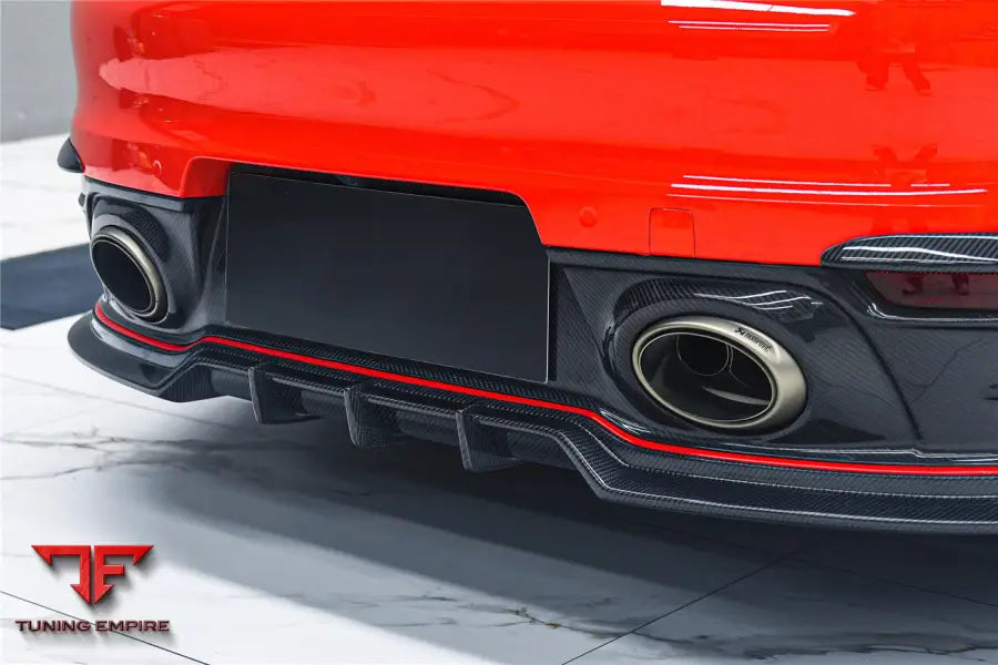 PORSCHE 911 / 992 CARRERA & TARGA & 4 & 4S & TARGA & CABRIOLET BKSSII STYLE REAR LIP BSD