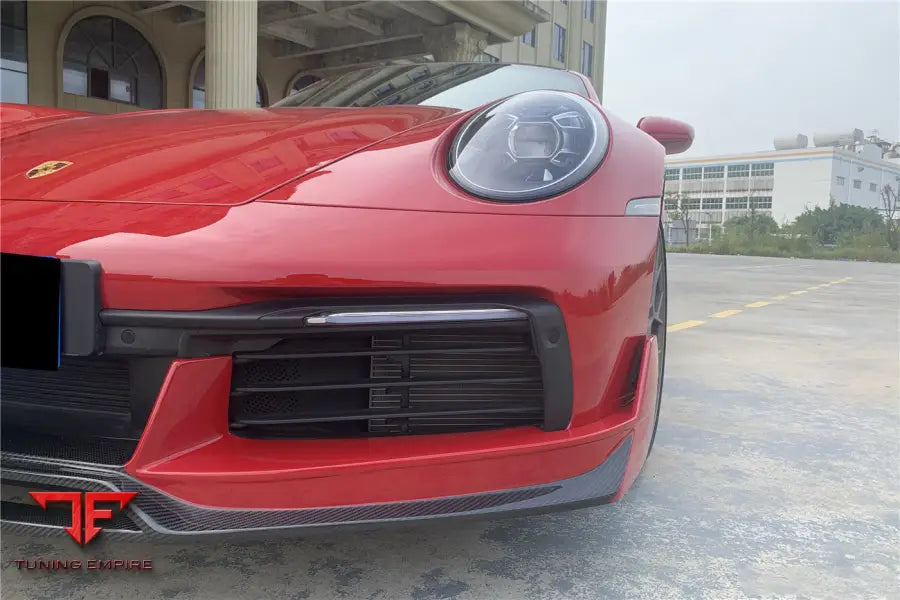 PORSCHE 911 / 992 CARRERA & TARGA & S & 4 & 4S & CABRIOLET WP STYLE DRY CARBON FRONT LIP BSD