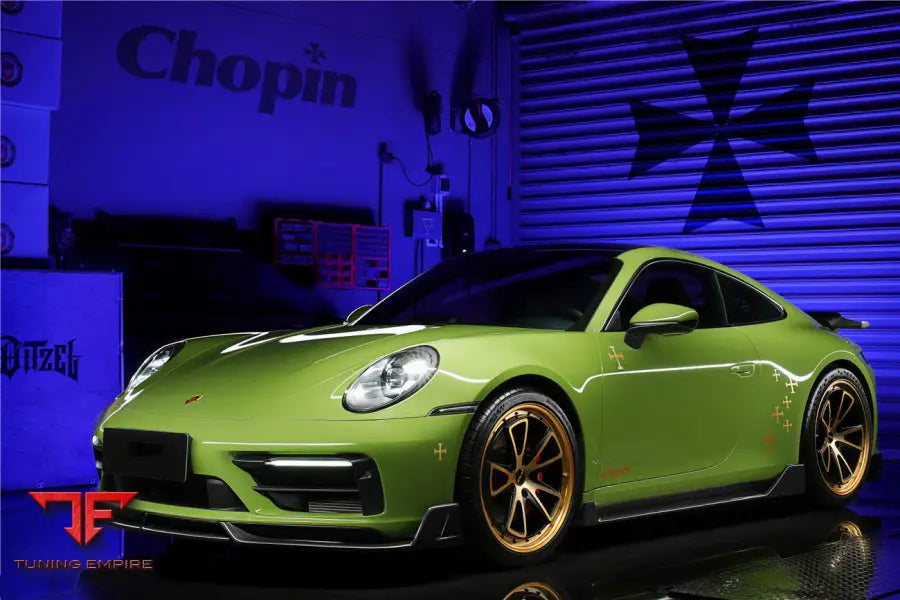 PORSCHE 911 / 992 CARRERA & TARGA & S & 4 & 4S SD-SPORT DESIGN MODEL BKSS STYLE FRONT LIP BSD