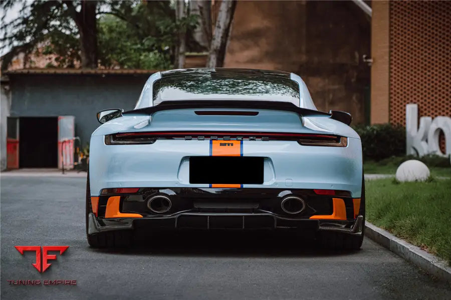 PORSCHE 911 / 992 CARRERA & TARGA & S & 4 & 4S SD-SPORT DESIGN MODEL BKSS STYLE REAR LIP BSD
